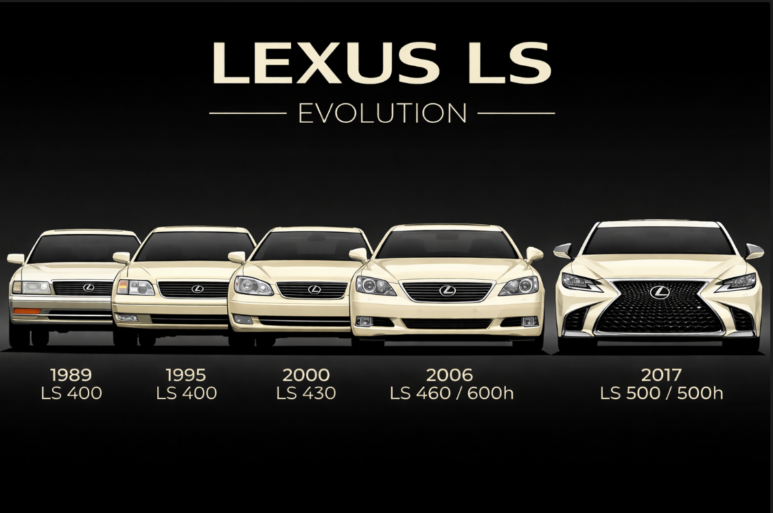 👑 Lexus LS — флагман японської розкоші
